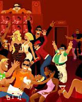 Клубный танец Rockin